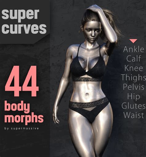 Super Curves Body Morphs G8f Daz3d And Poses Stuffs Download Free