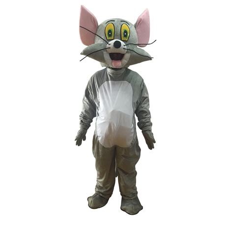 Cosplaydiy Unisex Mascot Costume Tom And Jerry Mascot Costume Cosplay