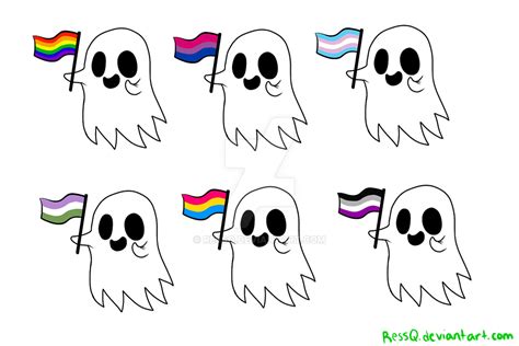 Pride Flag Ghosts By Ressq On Deviantart
