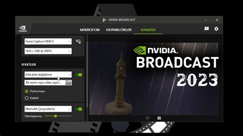 NVIDIA Broadcast Yapay Zekalı Görüntü Efekt ve Ses Temizleme Programı