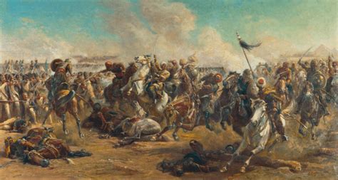 Campaña De Napoleón En Egipto En 1798 Batalla De Las Pirámides Arre Caballo