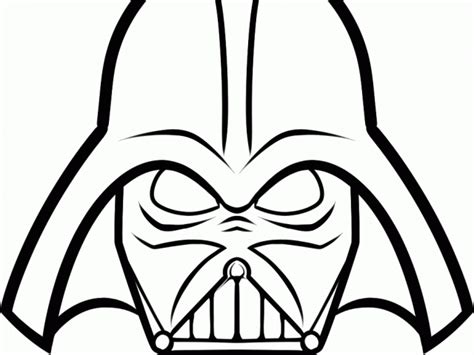 Darth Vader Line Drawing Free Download On ClipArtMag