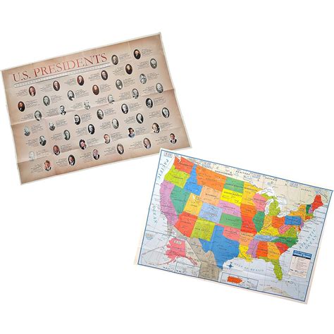 Superior Mapping Company United States Poster Size Wall