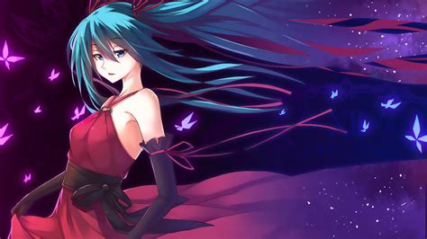 1920x1080 Hatsune Miku Anime Vocaloid Laptop Full Hd 1080p Hd 4k Wallpapers Images Backgrounds