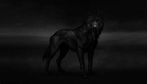 Red Eyes Dark Creature Artwork Animals Glowing Eyes