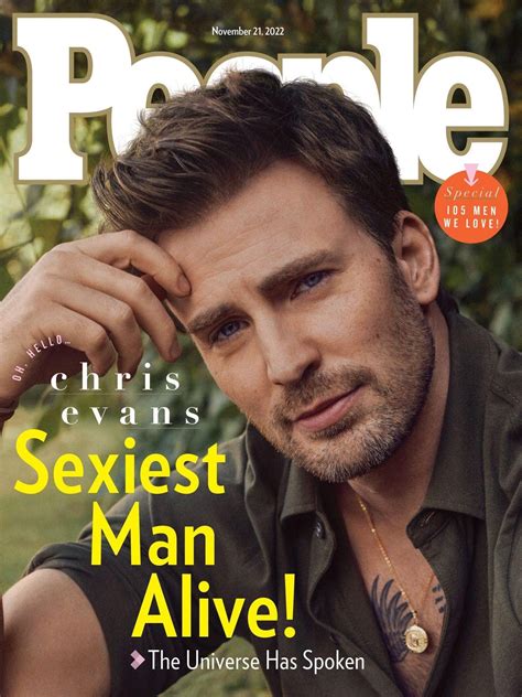 Chris Evans Is People Magazines Sexiest Man Alive For