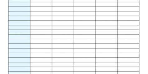 Blank Spreadsheet Printable Payment Spreadshee Blank Spreadsheet Print