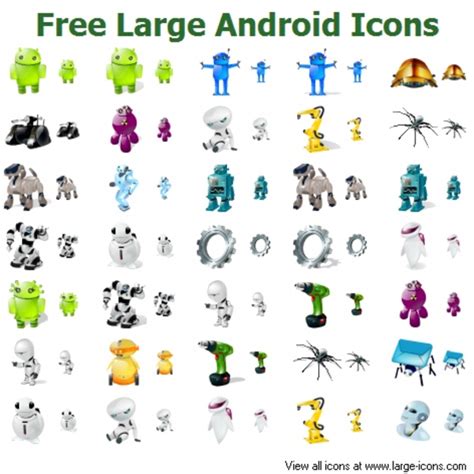 The desktop icons were scaled huge when i changed the view to grid in nautilus. Free Large Android Icons | Free Images at Clker.com - vector clip art online, royalty free ...
