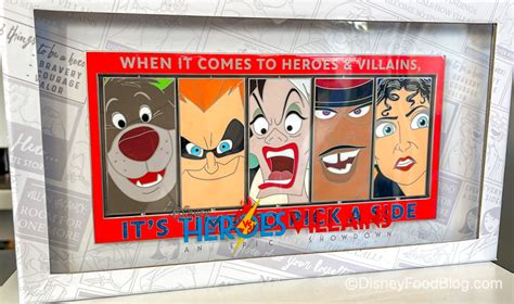 Photos Iconic Disney Heroes And Villains Meet In This Pin Collection Disney By Mark