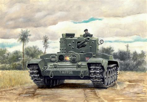 Italeri 156 Warlord Ww2 British Cromwell Mkiv Tank Kit W15654
