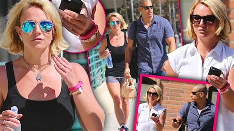 You Better Work B Tch Britney Spears Spotted Looking Happy And Healthy With Bodyguard Post