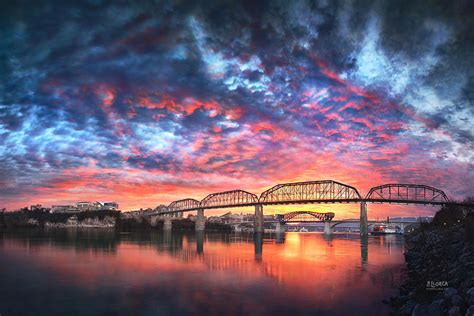 Chattanooga Sunset 4 Photograph By Steven Llorca Fine Art America