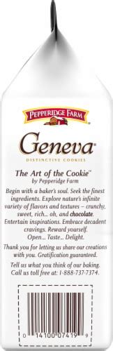 Pepperidge Farm Geneva Cookies 55 Oz Kroger