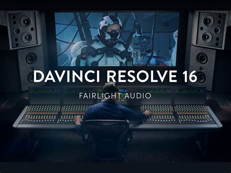 Blackmagic Design Announces Davinci Resolve 16 With Much Improved Audio