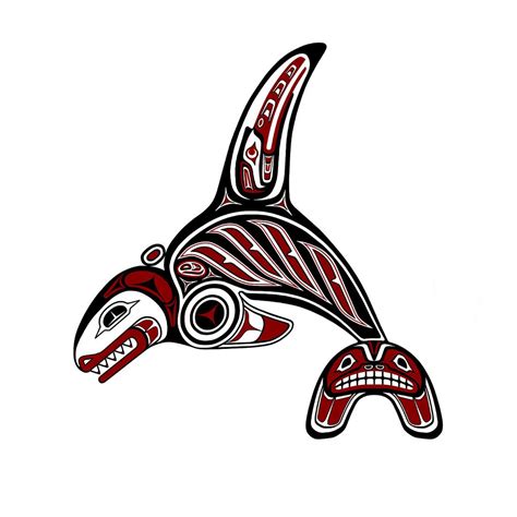 Haida Gwaii Haida Art Sitka Killer Whales Native Art Orca