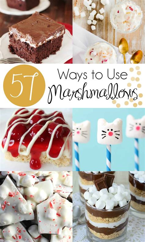 57 Ways To Use Marshmallows Recipes Using Marshmallows Marshmallow