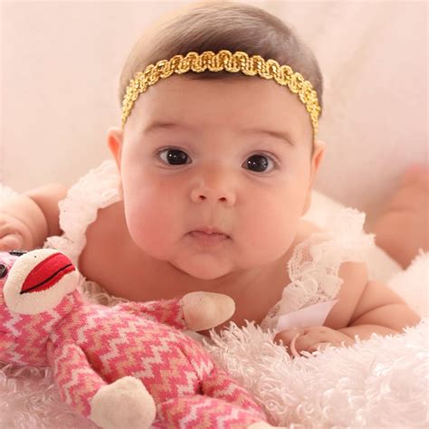 Gold Headband Baby Gold Headband Toddler Headband Infant Etsy