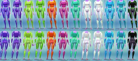 My Sims 4 Blog 12 Female Alien Armor Recolors By The