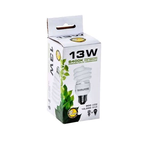Sunblaster Cfl 13w 6400k T And T Hydroponic Supplies
