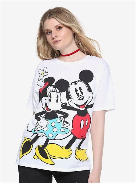 Disney Mickey Mouse And Minnie Mouse Oversized Girls T Shirt Girls