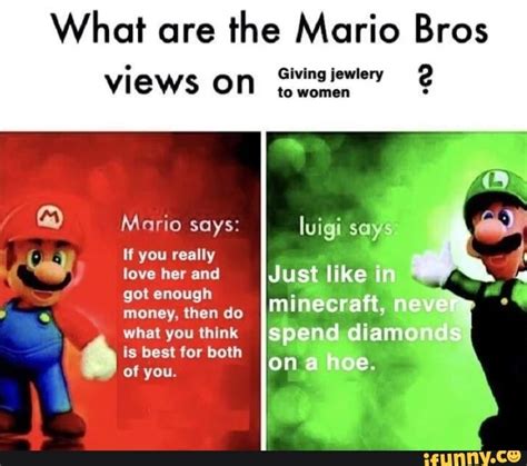 What are the mario bros views on saving peach mario says: What are the Mario Bros views on GNingiewery 2 Mario says ...