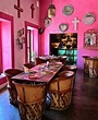 Pink Wall Mexican House Interior : Mexican House Interior Gallery ...