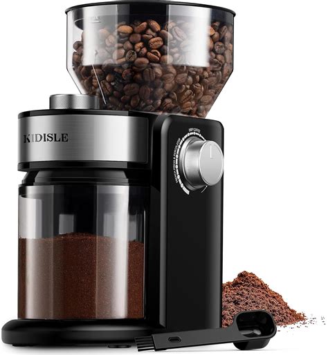 Kidisle Electric Burr Coffee Grinder20 Automatic Flat
