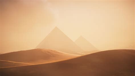 Wallpaper Pyramids Of Giza Assassins Creed Origins Desert Pyramid