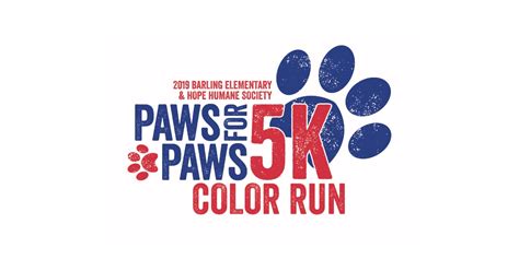 Paws For Paws 5k Color Run