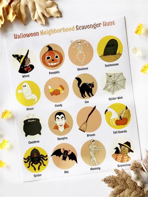 Free Printable Halloween Scavenger Hunt Hgtv