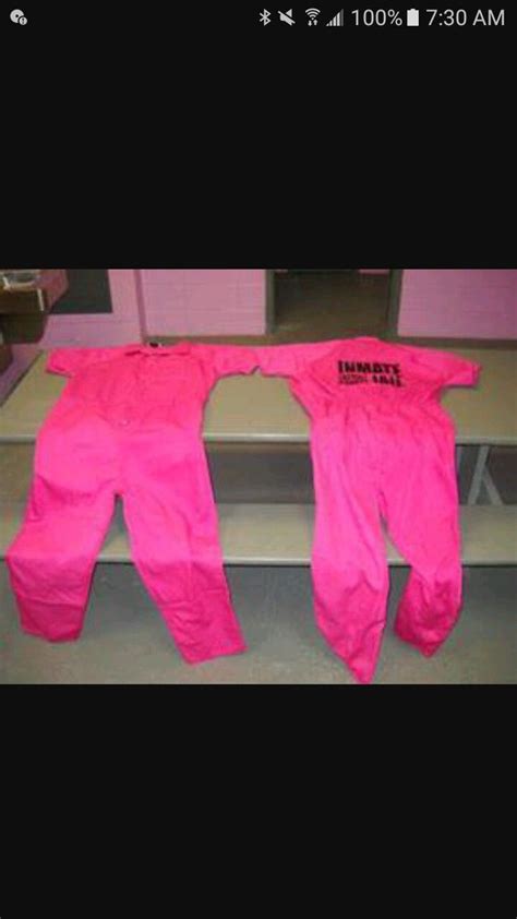 Pink Jail Jumpsuit In 2023 Prison Outfit Jail Jumpsuit