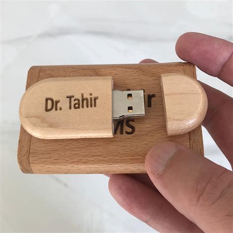 Wooden Usb Drive Name Engraved By Mugart