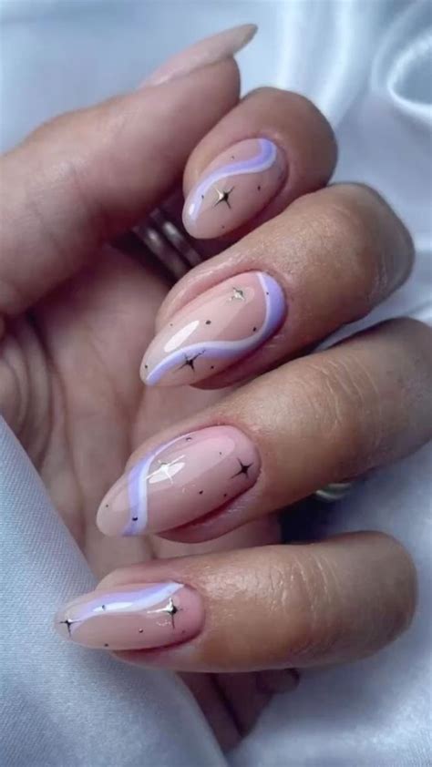 Formato Amendoado Unhas Foscas Unhas Decoradas Unhas Nude