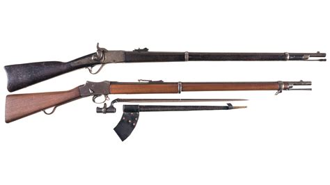 Two Antique Military Single Shot Rifles Rock Island Auction