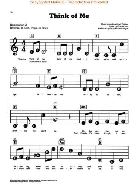 Free educational sheet music for beginner intermediate piano. phantom of the opera sheet music piano easy - Google Search | Opera music, Beginner piano music