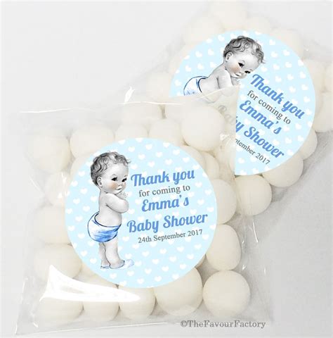 Personalised Baby Shower Party Favours Baby Shower Stickers Baby