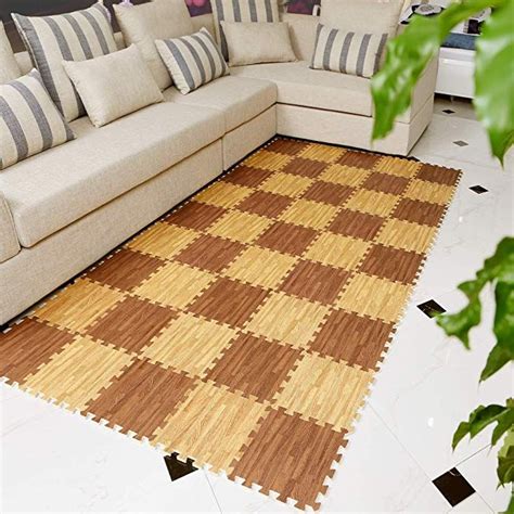 33% off 26x46 inch felt mat portable travel puzzles mat jigsaw roll felt mat play mat puzzles blanket for up to 1500/2000/3000 pieces puzzle kids toy gift 0 review cod. Amazon.com : LaFamille Wood Grain Floor Mat 9 Tiles 9 sq ...