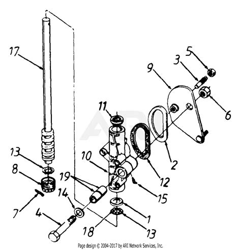 Mtd 133r616g190 Fst 14 1993 Parts Diagram For Steering Assembly