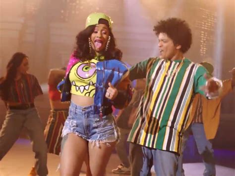 Bruno Mars And Cardi B Channel Their Inner 90s Kid For Finesse Remix