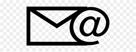 Email Clip Art Black And White Simbolo De Email No Word