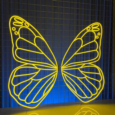 Butterfly Neon Sign Butterfly Led Light Butterfly Wings Neon Etsy