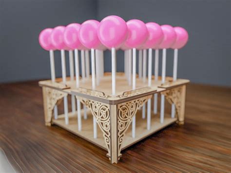 Square Cake Pop Stand For Candy Bar 25 And 40 Etsy Uk
