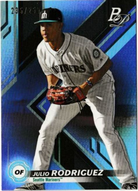 Future Watch Julio Rodriguez Rookie Baseball Cards Mariners