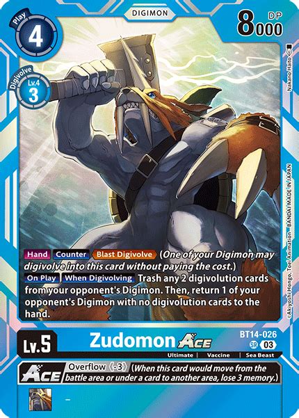 Zudomon Bt14 026 Digimoncardgame Wiki Fandom