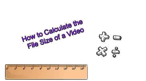 How To Calculate The File Size Of A Video YouTube