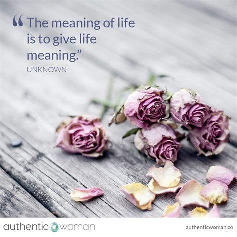 The real gift is the life and spirit within another. The meaning of life is to give life meaning | Authentic Woman