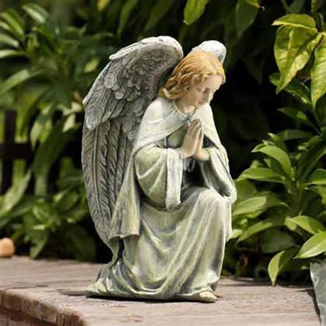 Kneeling Angel In Prayer Sculpture