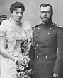 Tsar Nicholas II with his wife Alexandra Feodorovna #romanov ...