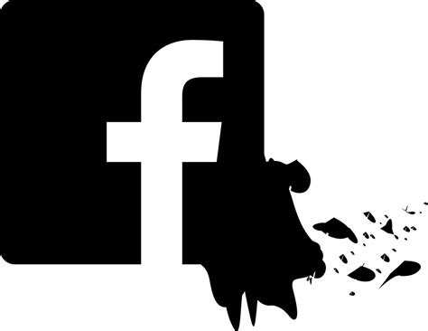 √ダウンロード Facebook Logo Black Background Png 546371 Facebook Logo Black