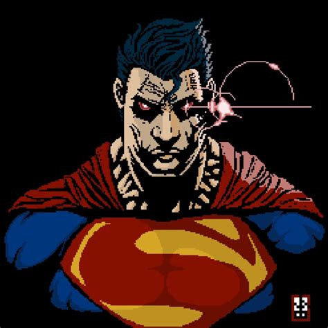 The Man Of Steel Superman More Pixel Art Of Our Favorite Superhero I